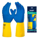 12 Pr Luva Latex Neolatex Reforçada Químicos Segurança Ca