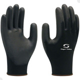 12 Pr Luva Nylon Pu Multitato Preta Mecanico Multiuso Ca Epi