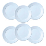 12 Prato Sobremesa Lanche Doces Hotel 18 5 Cm Porcelana