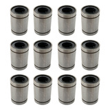 12 Rolamento Linear Lm12uu Para Eixo 12mm Leia A Descrição 