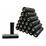 12 Rolos Ribbon Cera 110x74m Impressora Térmica Zebra Gc420