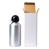 12 Squeeze Sublimação Garrafa Aluminio Prata 500ml