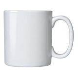 12 Super Canecas Brancas De Porcelana Para Sublimação 325ml