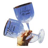 12 Taças De Gin 580ml Com Borda Metalizada Personalizada