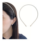 12 Tiaras Arquinho Arco Com Pérolas Para Cabelo Atacado