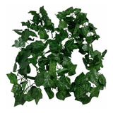 12 Trepadeiras Jibóia Artificial Hera Ramas Folhagem Flor