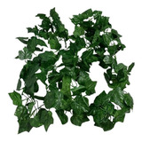 12 Trepadeiras Jiboia Artificial Hera Ramos Folhagem Flor