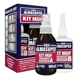12 Unid Kit Mdf Almasuper Cola Instantânea C Catalisador