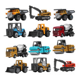 12 Unidades 1 64 Caminhões De Construção Model Toy Highly Si