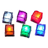 12 Unidades Gelos De Led Pisca Colorido Drink Neon Balada