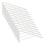 12 X Mão Francesa 40cm Cantoneira Prateleira L Suporte Tábua