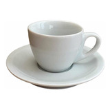 12 Xícara De Café 70 Ml C Pires Coquinho Jogo Porcelana