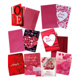 120 Cartões De Amor Com Envelopes
