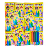 120 Cxs Giz De Cera Mini 5 Cm Atacado P/ Brinde Lembrancinha