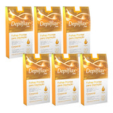 120 Folha Pronta Cera Depilatória Corporal Natural Depilflax