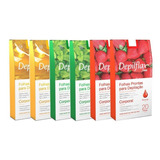 120 Folhas Pronta Corporal Depilflax Morango Hortelã Natural