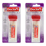 120 Palitos Interdentais The Doctor Brushpicks Importado Eua