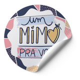 120 Adesivos Um Mimo Pra Você Colorido Vinil Etiqueta Mimo
