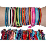 120 Pulseira Pano Colorido Hippie Reggae Atacado Revenda