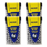 1200 Esferas Aço Metal Bb Rossi 4,5mm C11 Wingun Airgun Co2