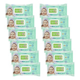 1200 Toalhinhas Umedecidas Feelclean Baby 12 Pacotes