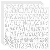 1200 Peças 15 Folhas Adesivos De Letras Com Glitter Alfabeto E Número Adesivos Pequenos Autoadesivos à Prova D água Em Vinil Para Artesanato Sinalização Copo Caixa De Correio Decoração De Sala