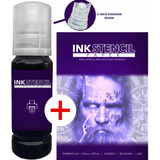 120ml Tinta Decalque + Papel Vegetal 70grm - Ink Stencil