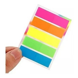 125 Marcadores Página Colorido 5cores Leitura Livro Caderno