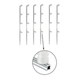 12pcs Haste De Aluminio Estrela Cerca Eletrica 4 Isoladores
