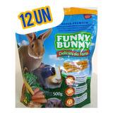 12un Ração Funny Bunny Delícias Da Horta 500g 