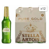12un Cerveja Stella Pure Gold Sem