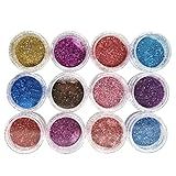 12un Decoração Unhas Glitter Flocado Variados Encapsulamento