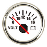 12v 24v 52mm Motor Automático Voltímetro Volt Medidor 8 