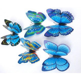  12x 3d Borboleta Parede Adesivo Geladeira Imã Decoração
