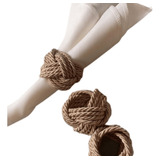 12x Argola Anel Guardanapo Corda P/ Mesa + Brinde Surpresa