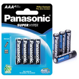 12x Pilha Aaa Panasonic Super Hyper Cilíndrica #enviahoje