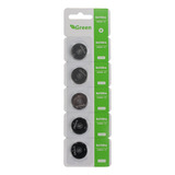 12x Cartelas C 5 Pilha Moeda Green Bateria Cr 2016 3v