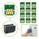 12x Chip Compatível Tanque Manutenção Epson T6716 Wf c5790