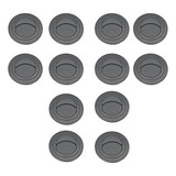 12x Difusor Ar Condicionado Universal 60mm Redondo Preto