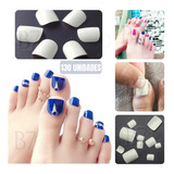 130 Unhas Tips Pé Acrygel Manicure