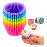 14 Formas Assadeira Cupcake Mini Bolos Pudim Muffins Empadas Cor Coloridas (sortida)