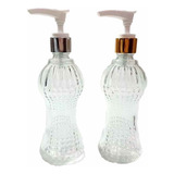 14 Vidro Cinturinha 100ml Válvula Pump Para Sabonete Líquido
