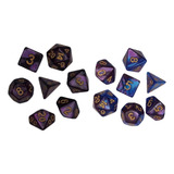 14 Dados Poliédricos D4 d20 Para Jogos De Estilo F