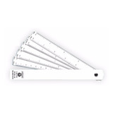 14 Escalímetros De Bolso Trident Eb 5 Em Pvc