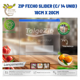 14 Sacos Zip Freezer microondas C