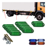 14 Sinalizador Lanterna Delimitadora Verde Universal 3 Led