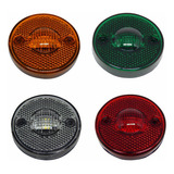 14 X Lanterna Lateral Carreta Caminhão Trailer Reboque 3led