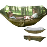 140 260cm Camping Hammock Com Mosquiteiro Rede