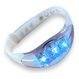 140 Unid Pulseiras Led Branca Ativa C Musica Eventos Show
