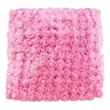 144 Mini Rosas Artificial De Eva Seda Pacote P/ Artesanato